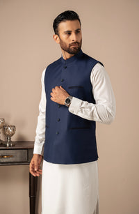 FANCY WAISTCOAT - ROYAL BLUE