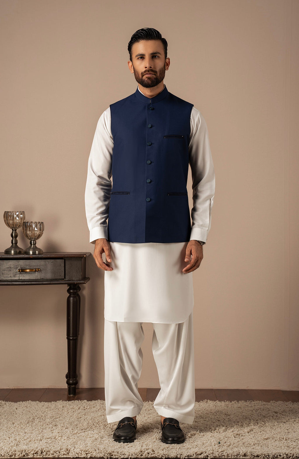 FANCY WAISTCOAT - ROYAL BLUE